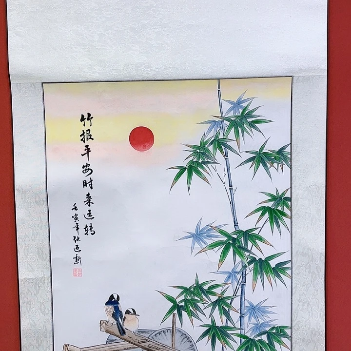 国画张迎新老师国画作品朵