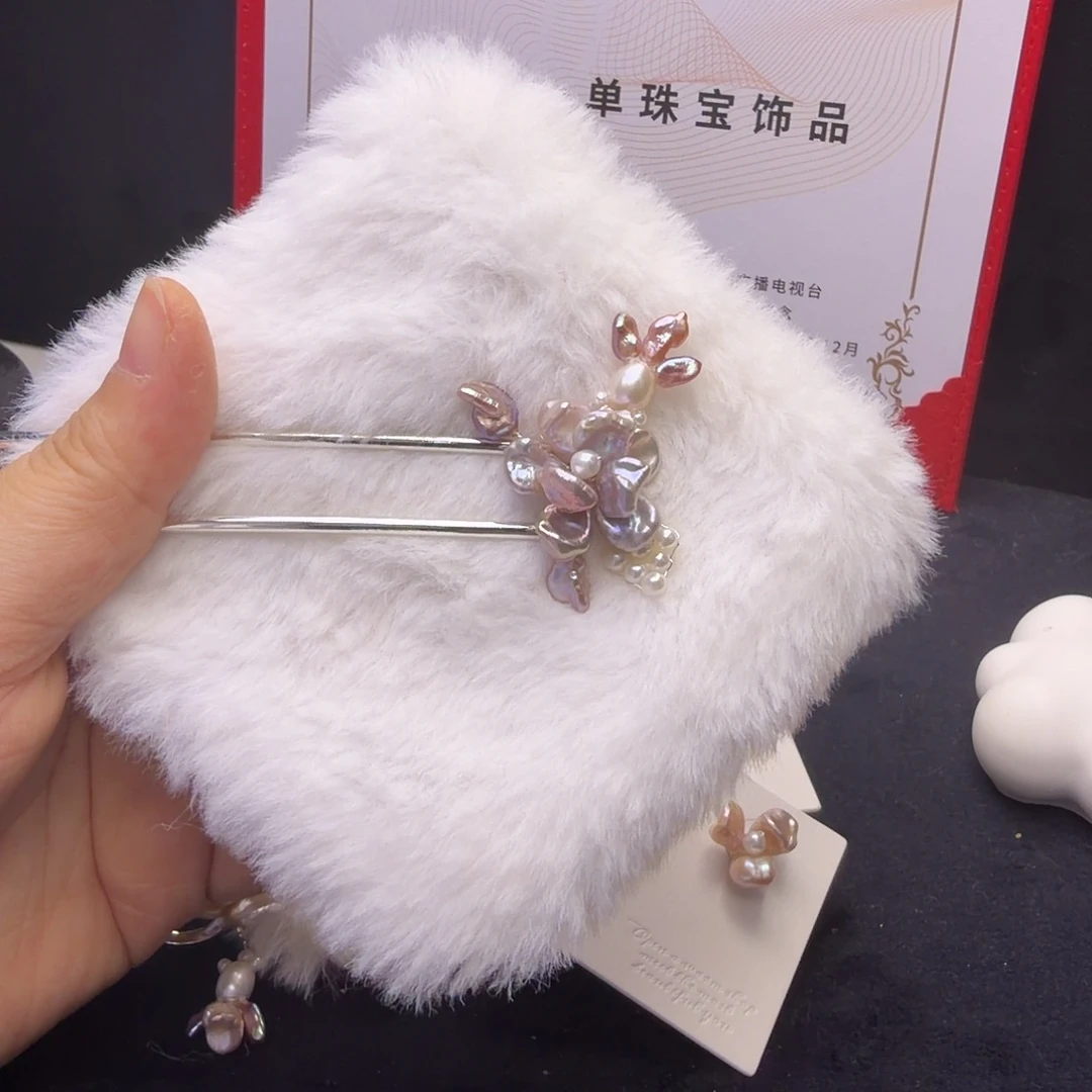 琉璃纯铜合金发钗