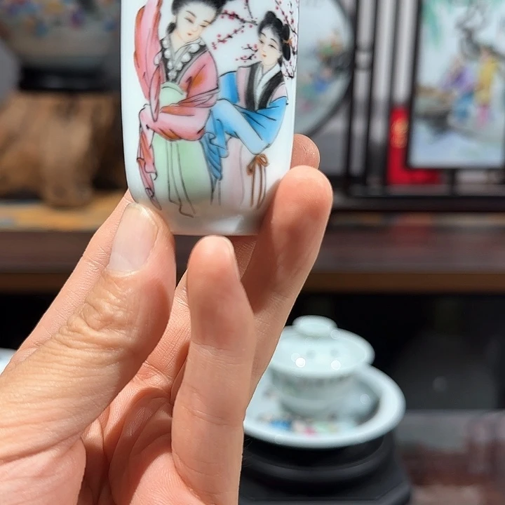 景德镇陶瓷手绘作品