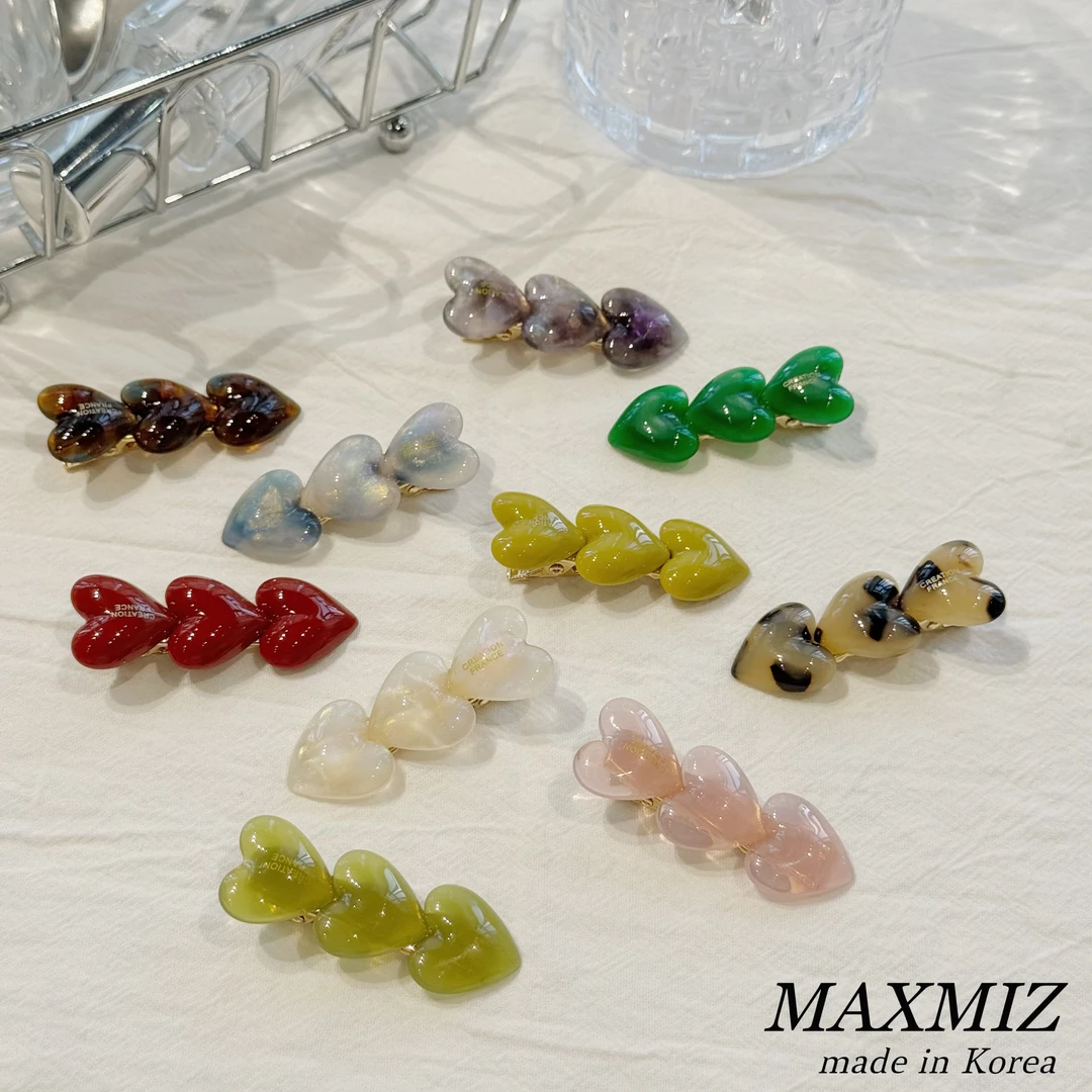 东大门 韩国新款侧边夹三心款精致刘海夹百搭小众款1074