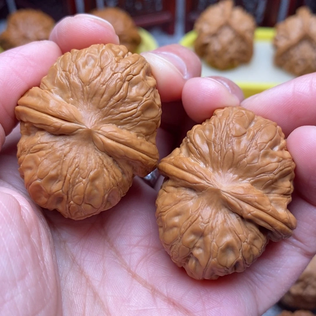 文玩核桃把件全品毕业老树绝配元宝41.8尺