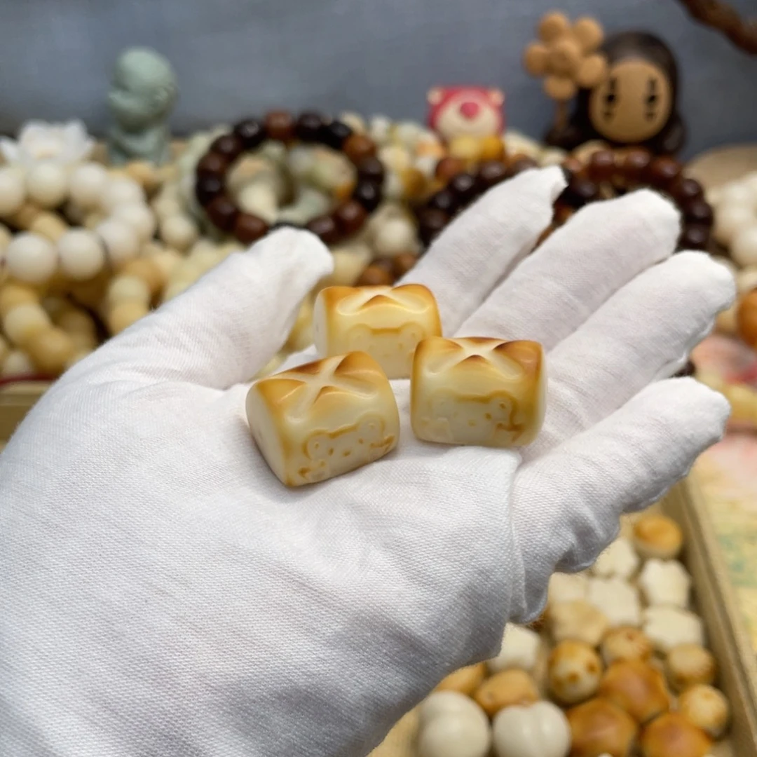 菩提根/象牙果吊坠23+干磨牙果小熊年糕一颗662