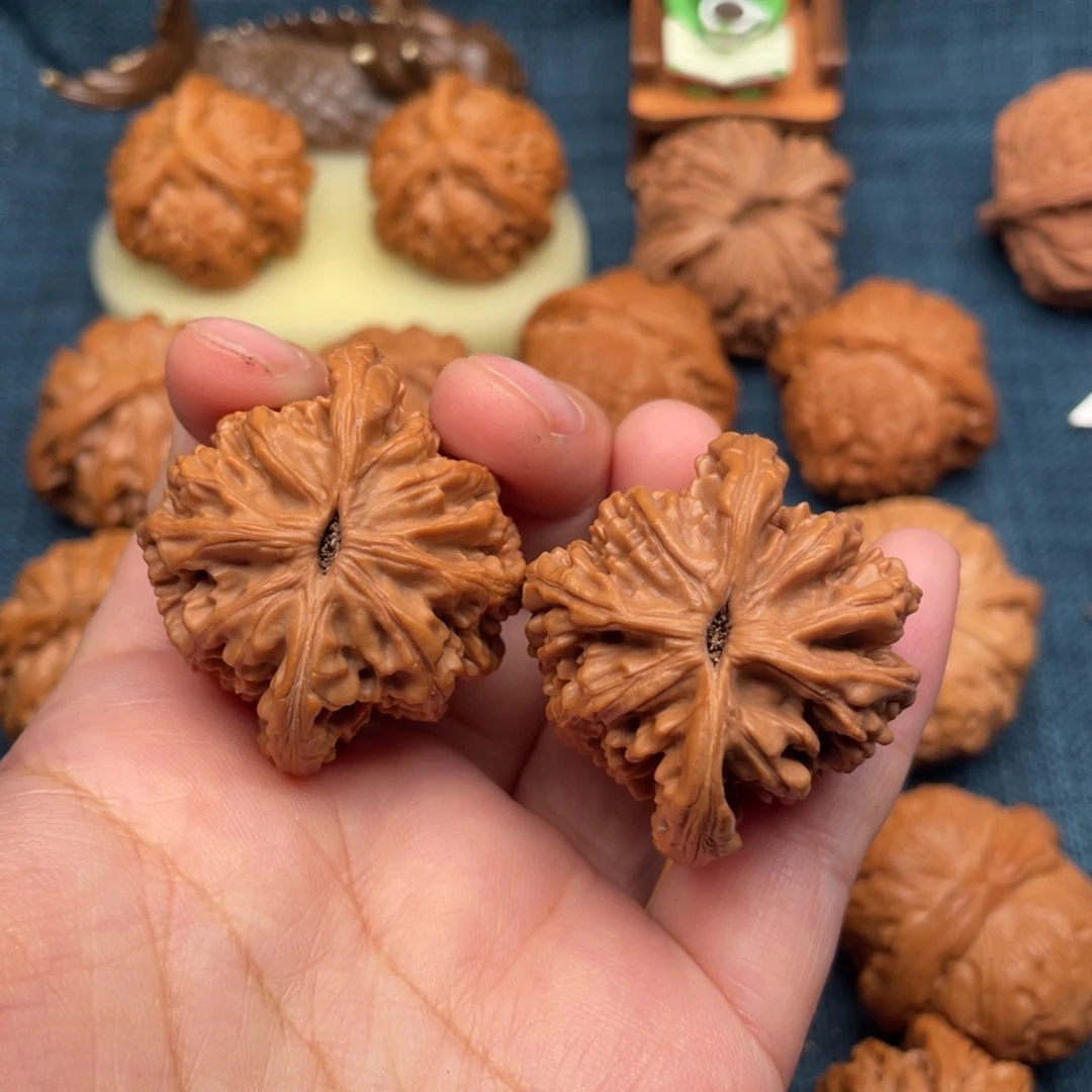 文玩核桃把件41复刻底狮虎兽全品