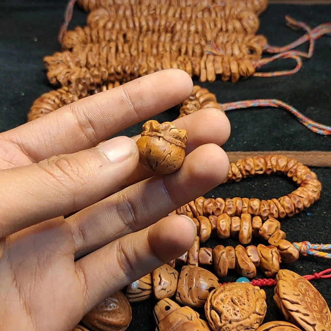 不***悔手串桃核笑脸原生态