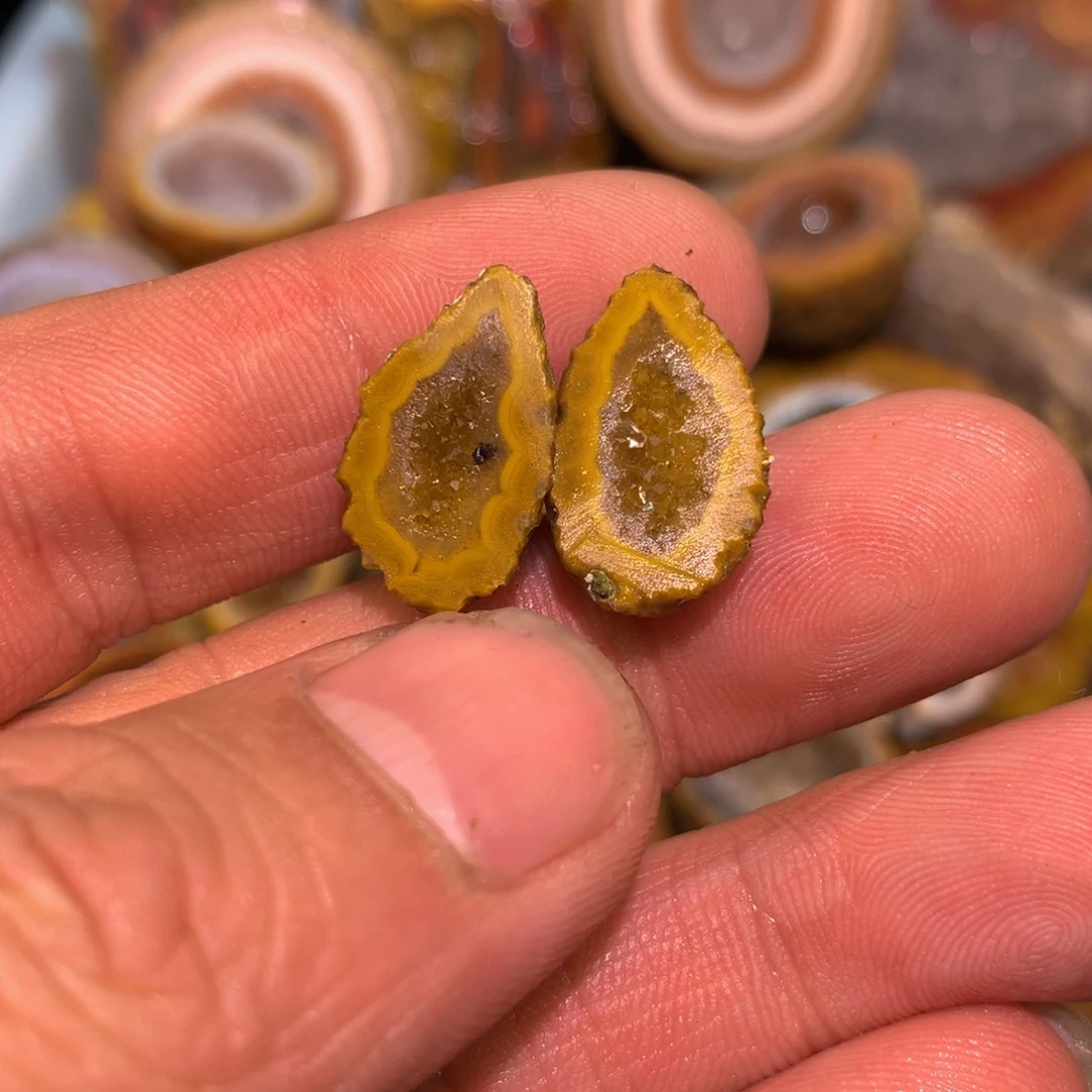 玛瑙/玉髓合金珠宝半成品