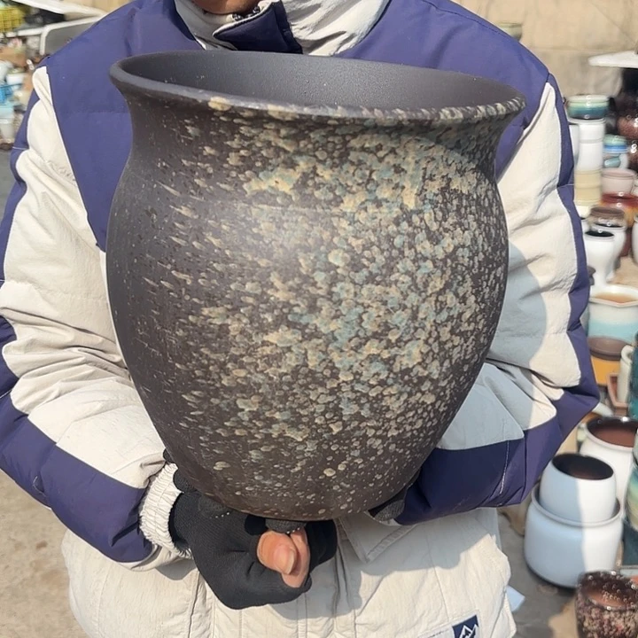 红陶泼墨口径22高度23