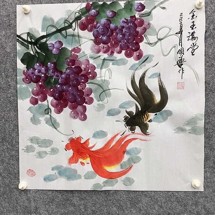 国画刘国华手绘作品111