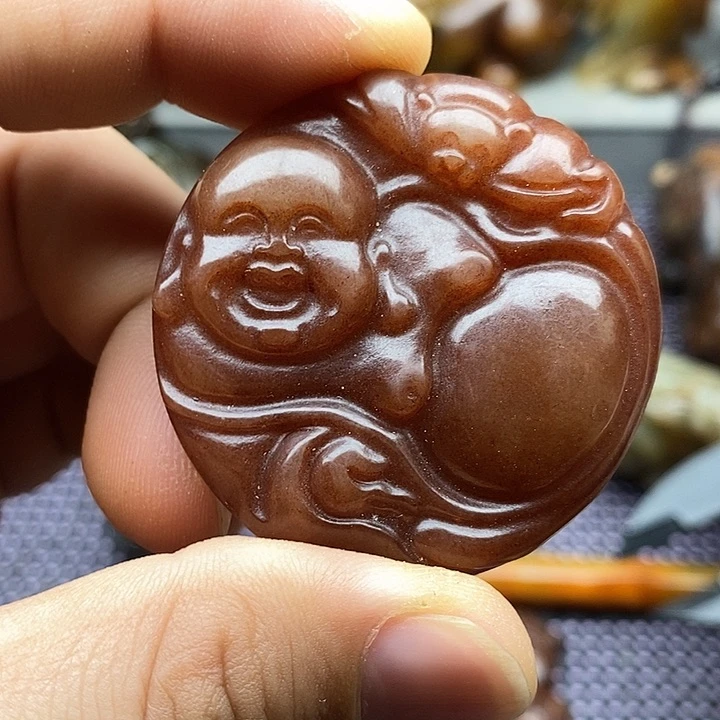 未镶嵌蛇纹石玉颈饰