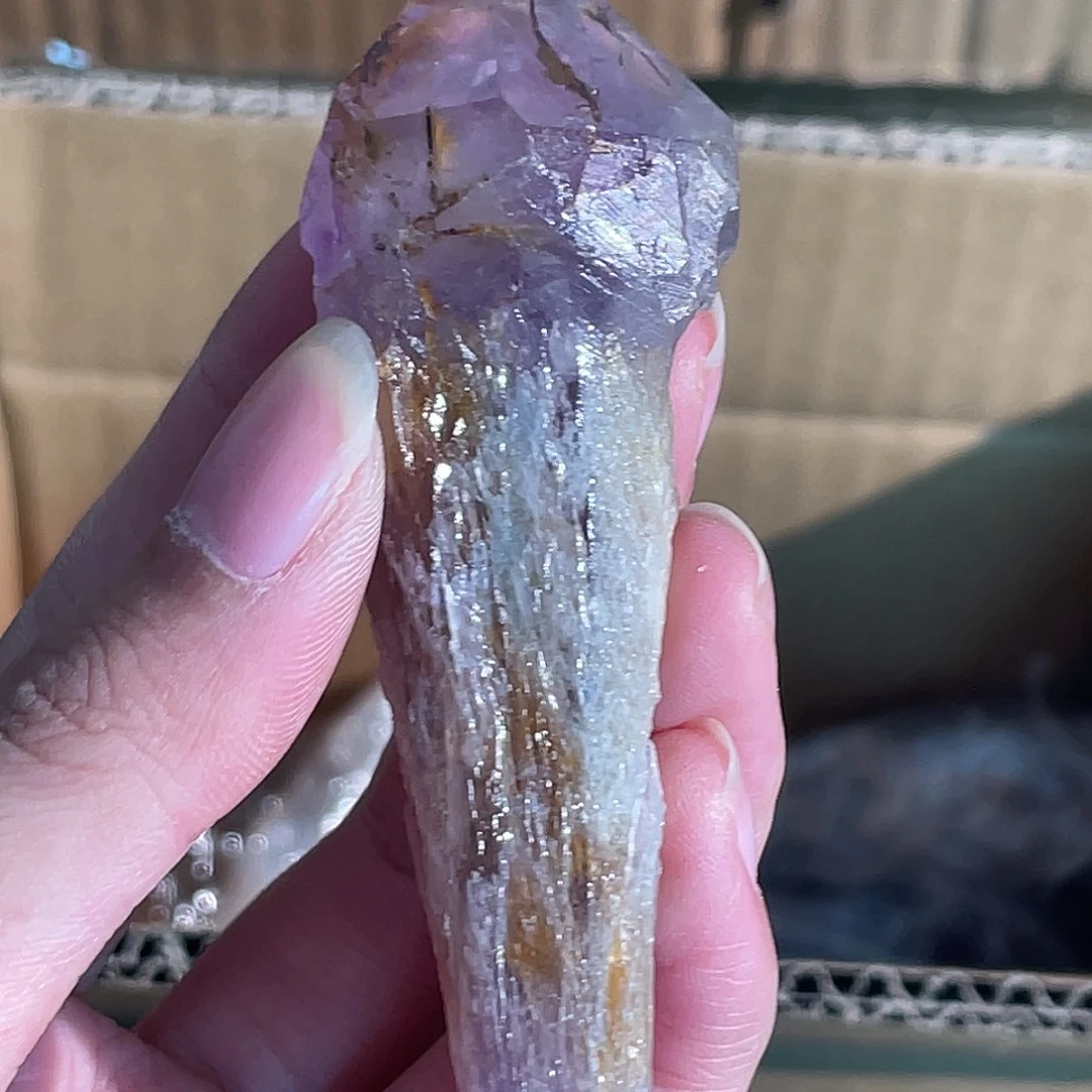 未镶嵌水晶手串紫水晶 48号