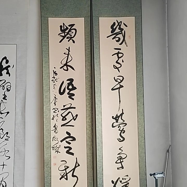 老****书法宋秉民。220X40X2。几处早莺争暖树
