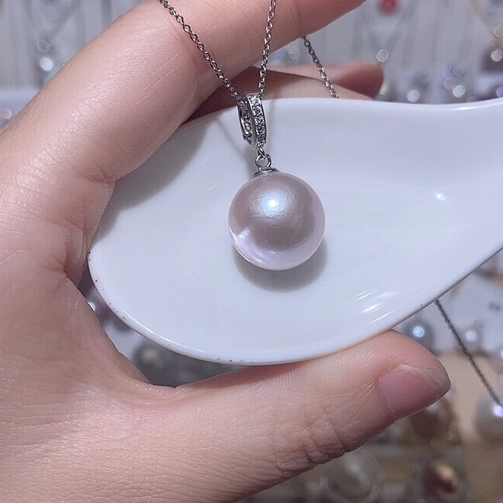 *****吊坠(赠链)银S925镶嵌淡水珍珠w