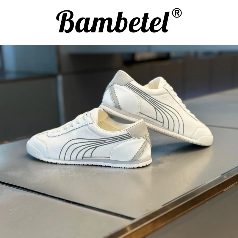 Bambetel时尚休闲鞋男鞋春夏新款男士透气布面轻便韩版透气运