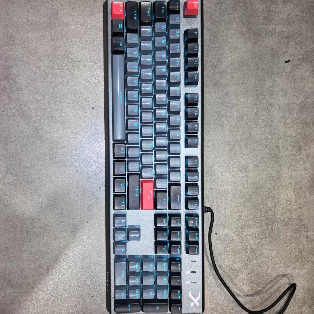 9新  西伯利亚网咖拆机有线机械键盘