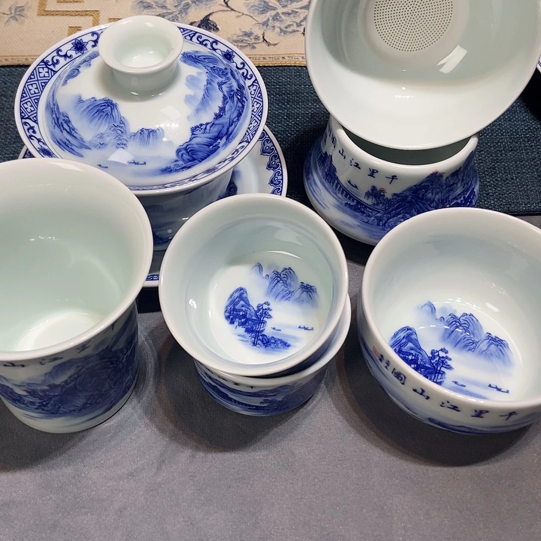 陶简装家用陶瓷茶具