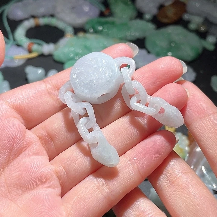 颈饰未镶嵌翡翠土*天