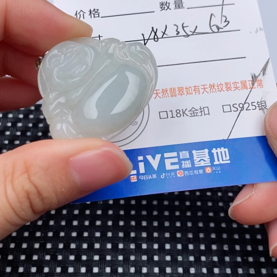 翡翠银S925镶嵌颈饰