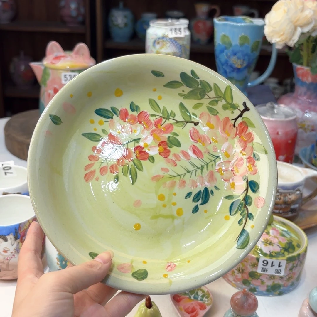 景德镇手绘高温釉下彩陶瓷茶具