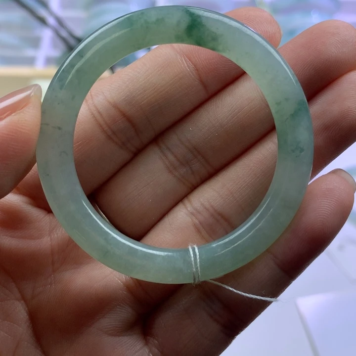 定制翡翠未镶嵌翡翠童镯改款