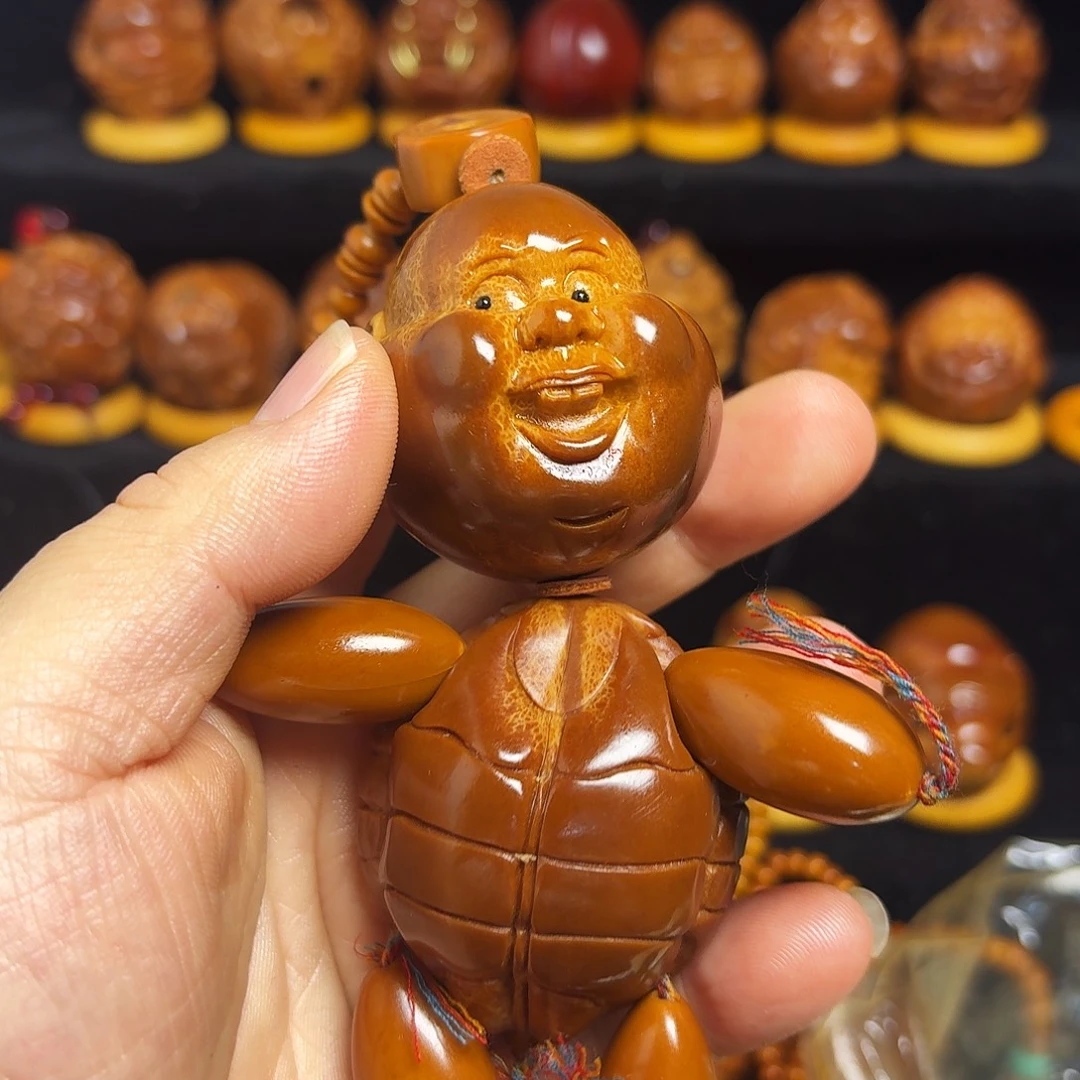 永***%把件橄榄核大富贵