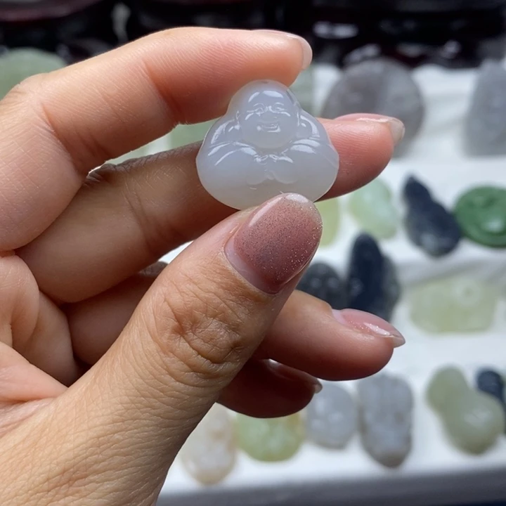 和田玉（碧玉）未镶嵌颈饰24