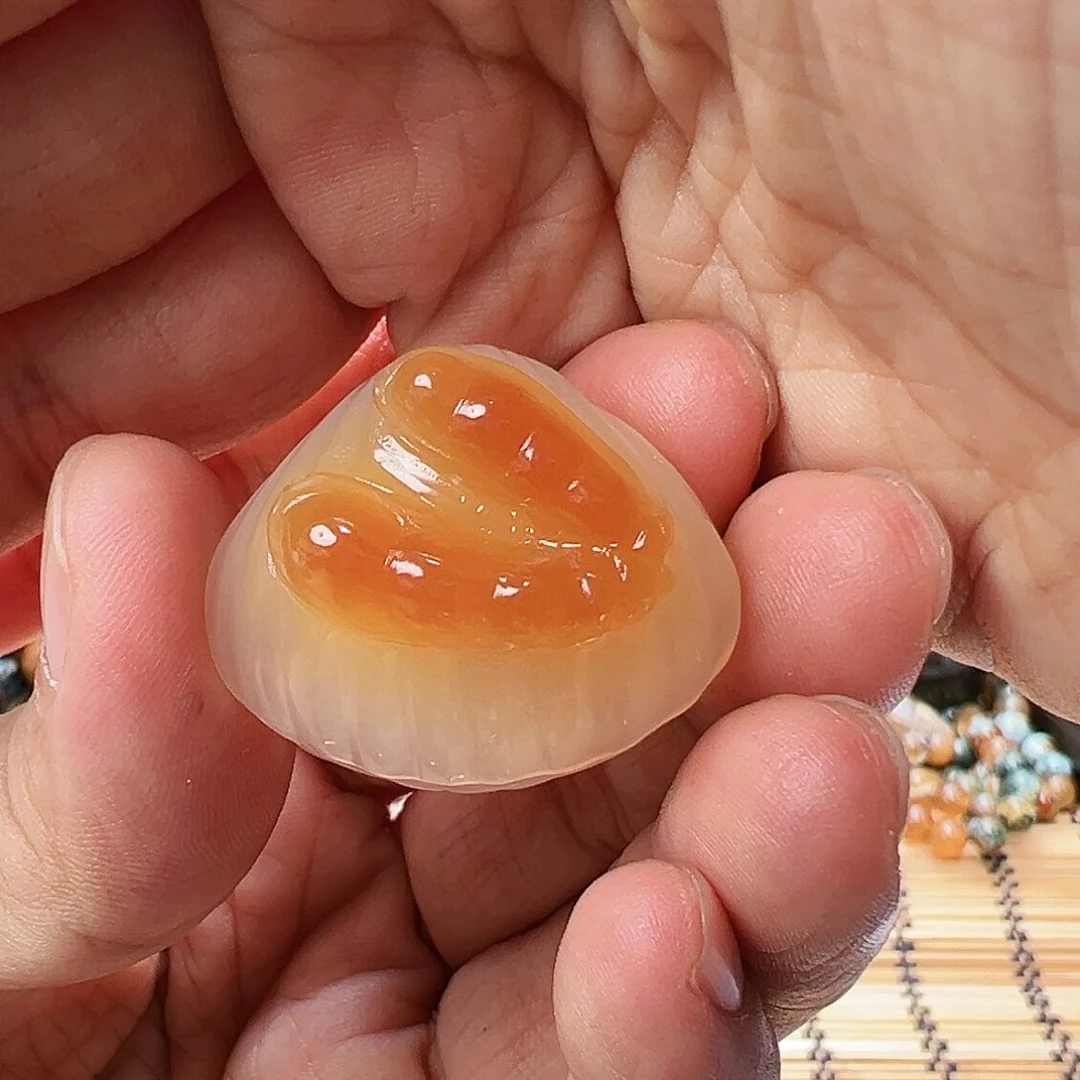 未镶嵌玛瑙/玉髓珠宝半成品