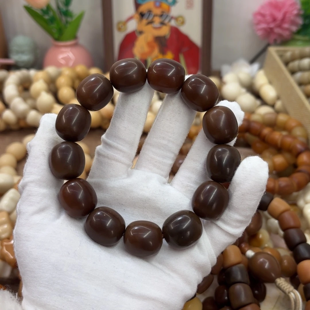 菩提根/象牙果吊坠19干磨瑕疵糖油588