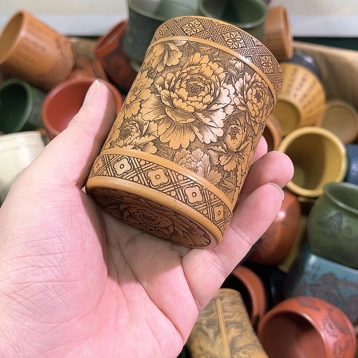 茶杯紫砂全手工紫砂主人杯