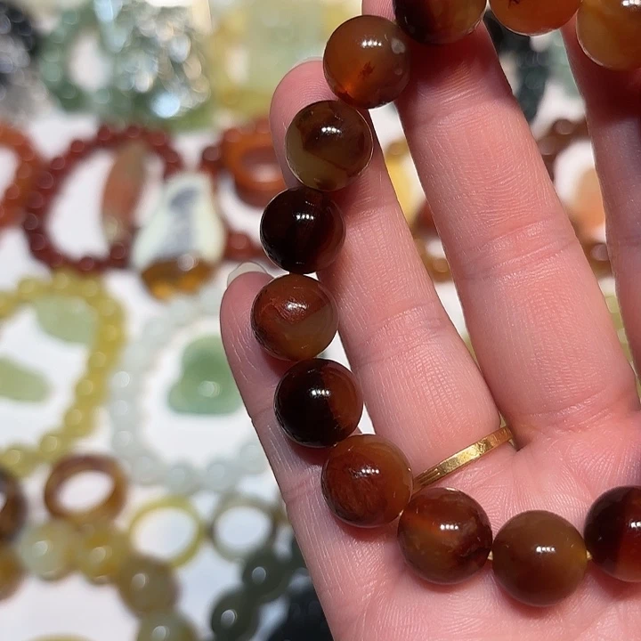 蛇纹石玉未镶嵌手串