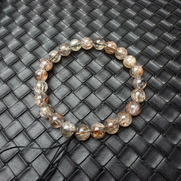 天然黑金超七单圈手串-Y318多样性发其一