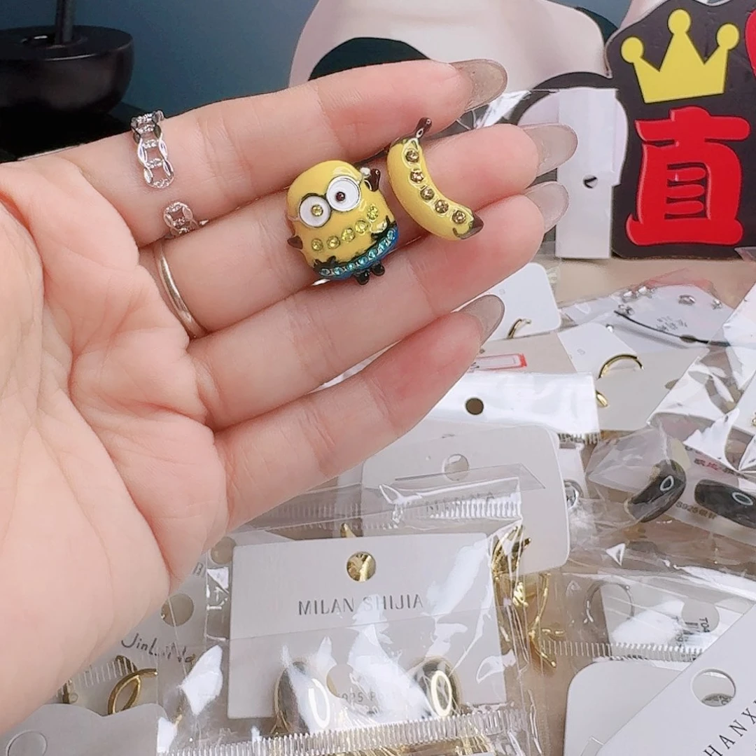 铁合金琉璃合金耳钉
