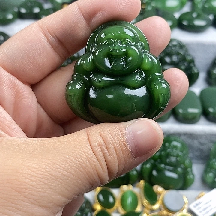 和田玉（碧玉）未镶嵌项链