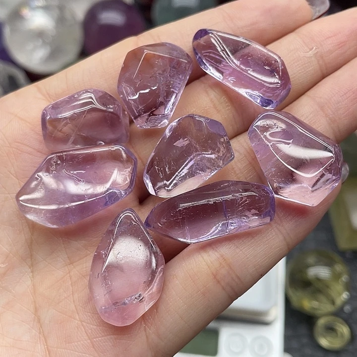 珠宝半成品未镶嵌水晶41紫水晶随行