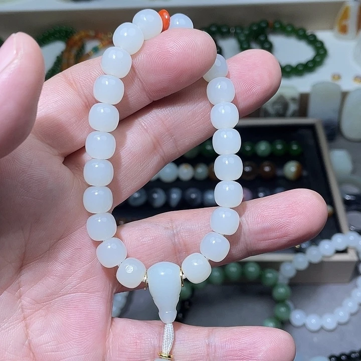 和田玉未镶嵌手链