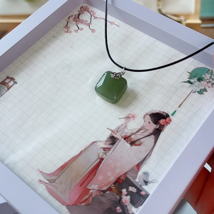 静***怡和田玉未镶嵌颈饰