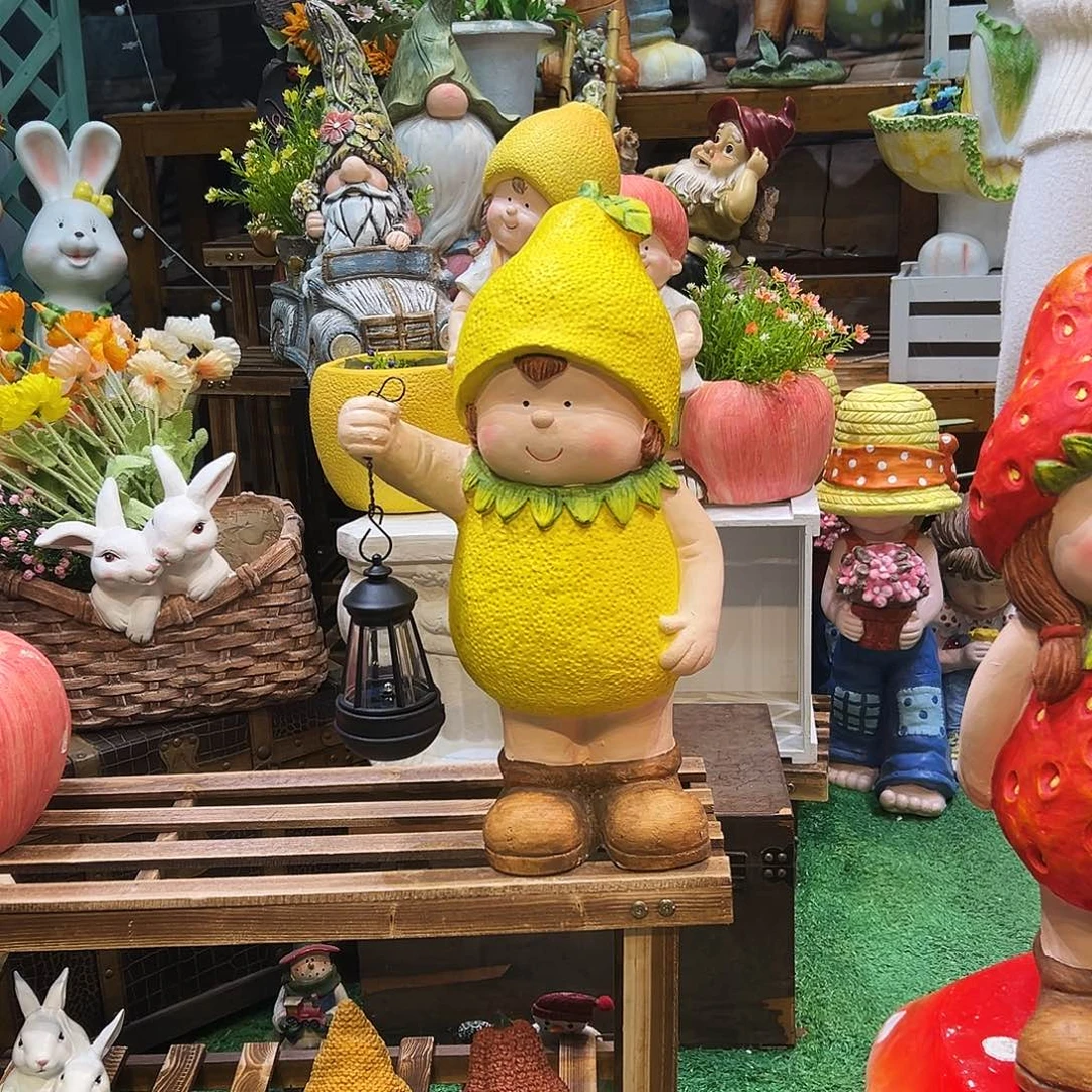 花园摆件红红火火