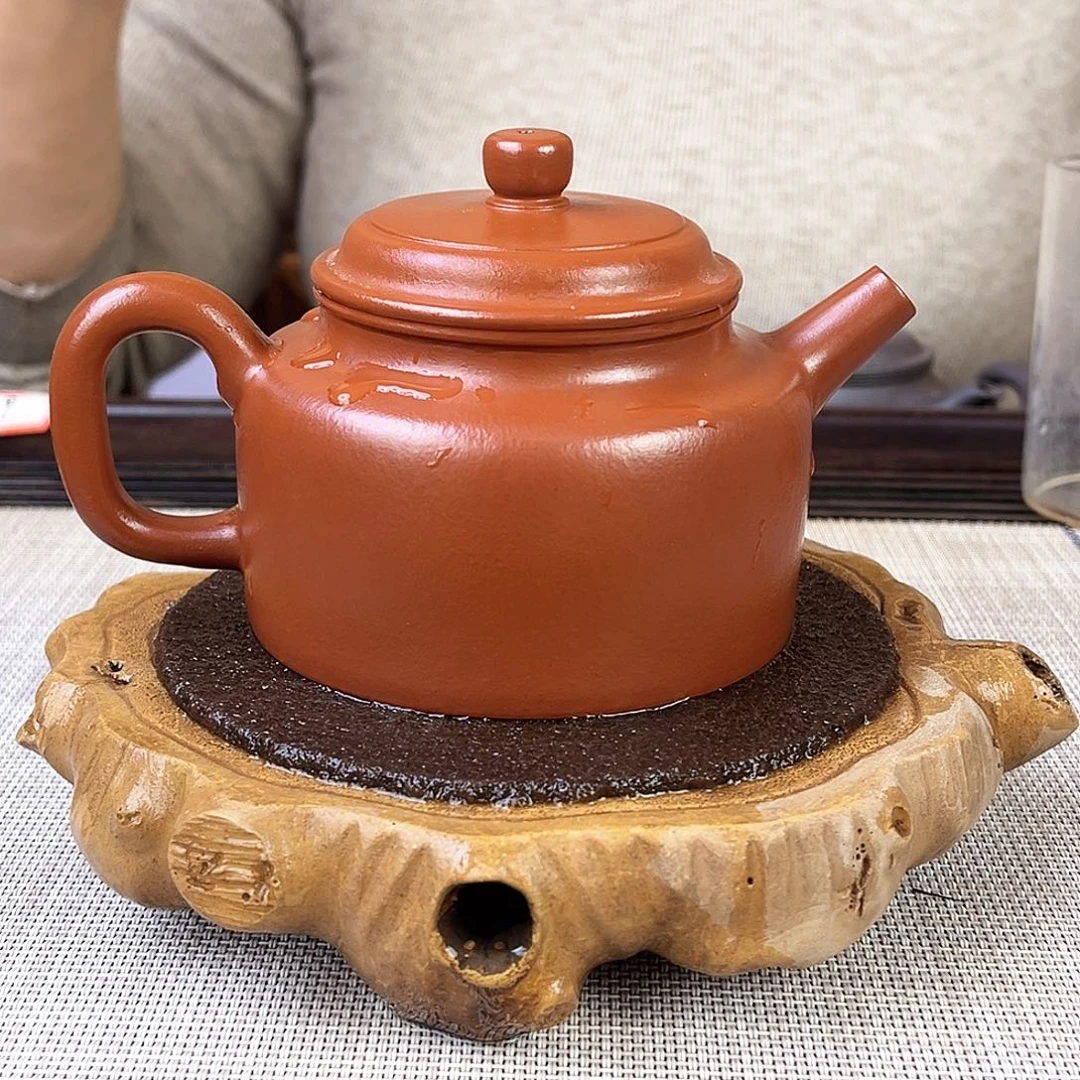 紫砂茶壶宜兴紫砂小煤窑朱泥260c c