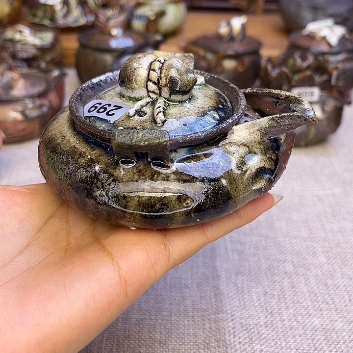 素***澜裸柴烧陶瓷手工茶器