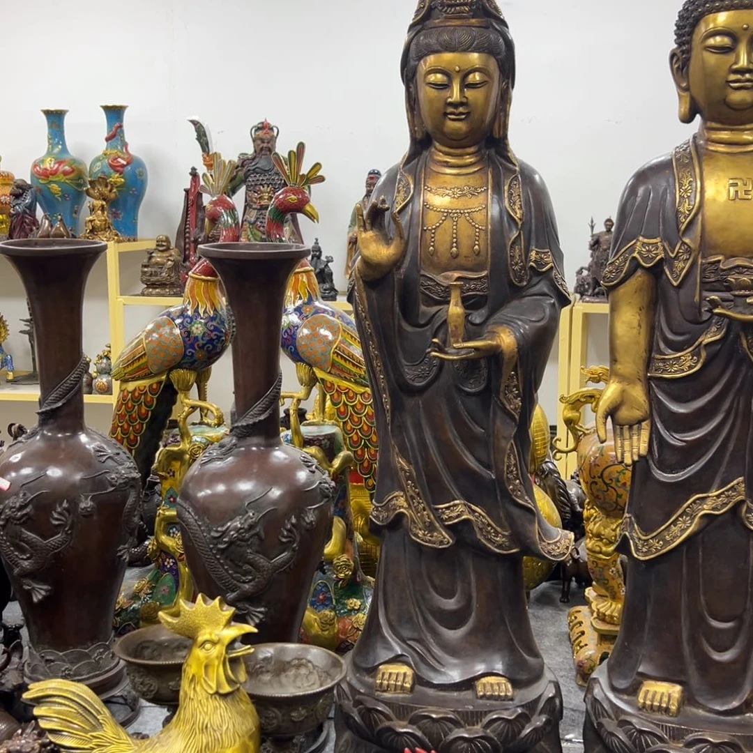 留***恋黄铜铜器摆件制作工艺精湛