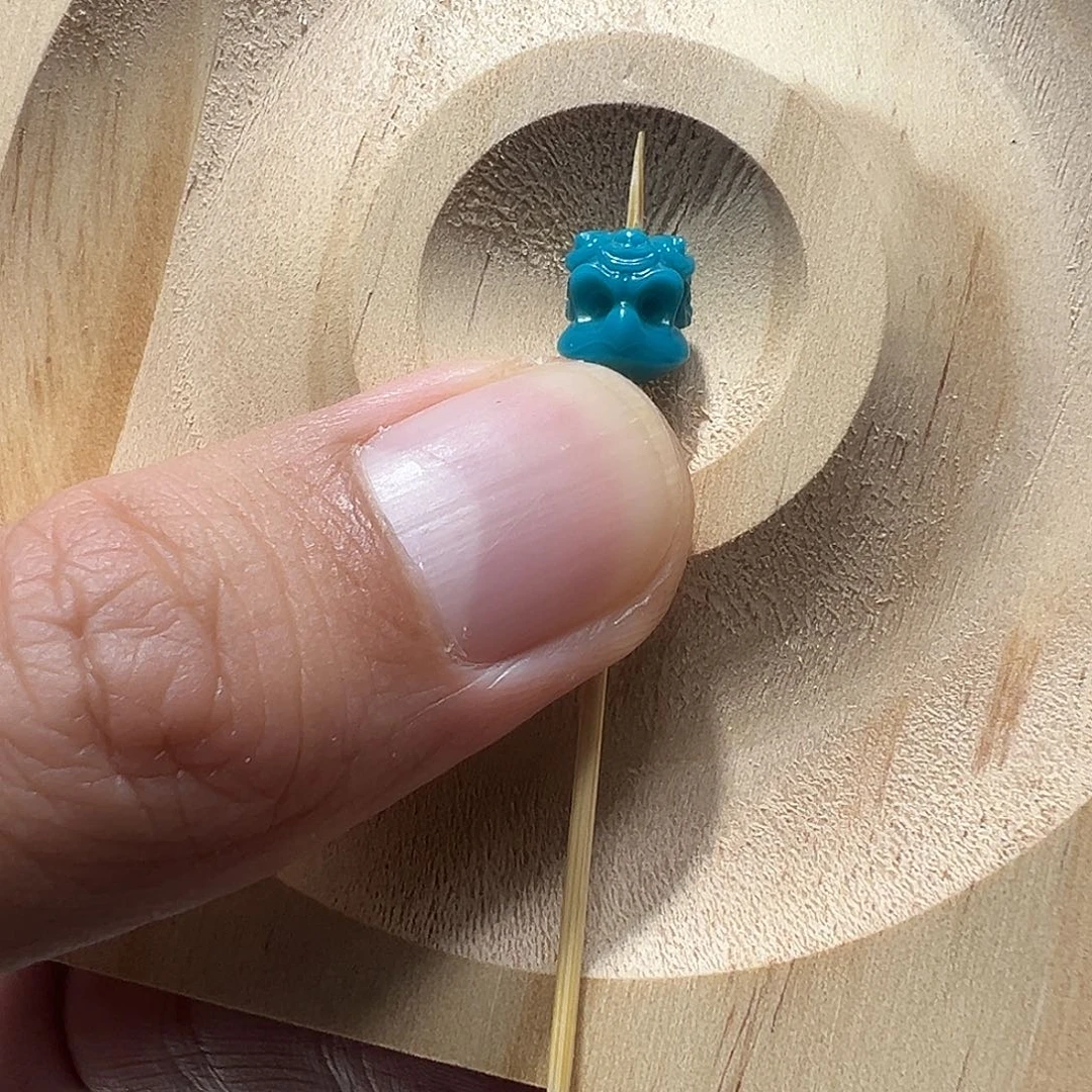 琉璃手工艺品天蓝色大鹏鸟卡8+