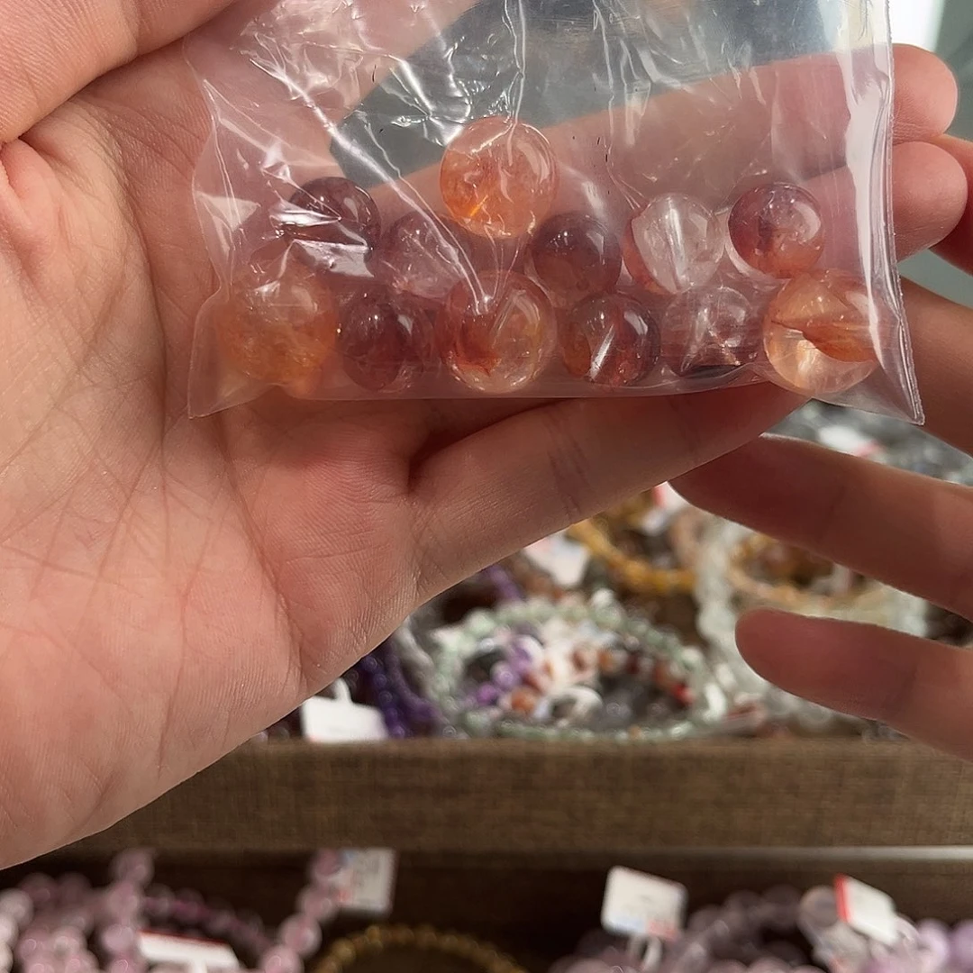 水晶手链未镶嵌红胶花