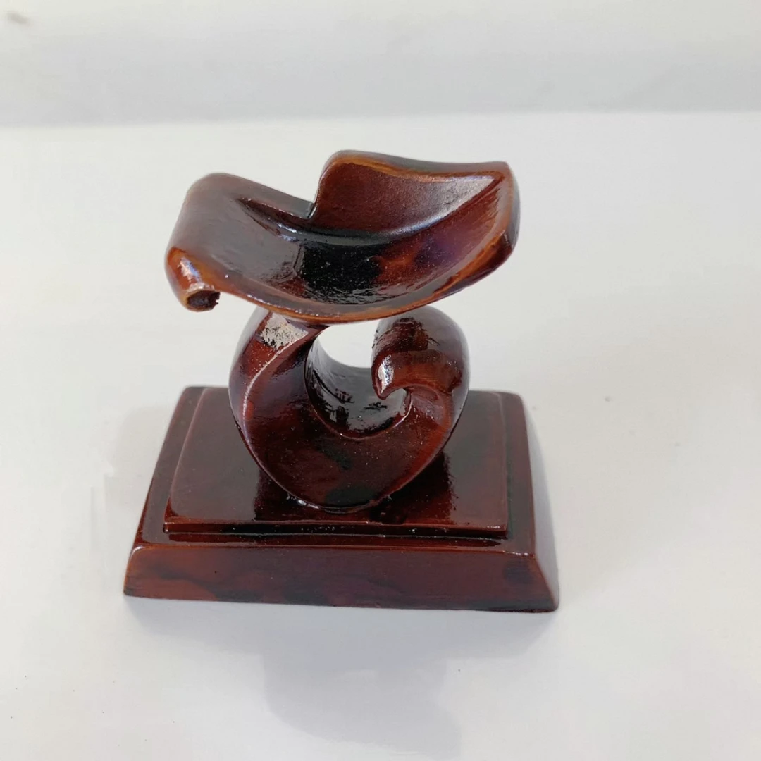 螭龙奇石底座简易石头底座树脂仿实木底座免挖槽奇石底座通用底座