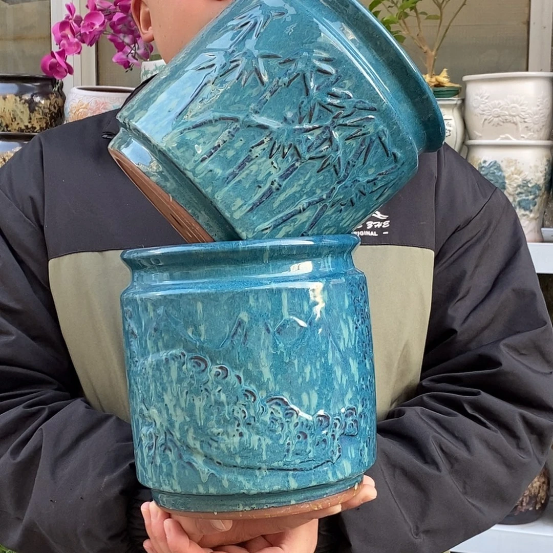 花盆紫砂口20高20福利