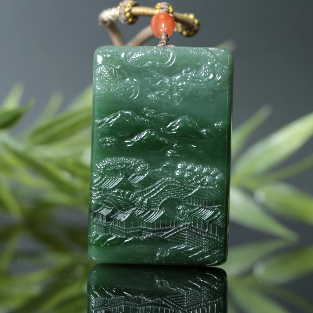 1207GC8840和田玉挂件