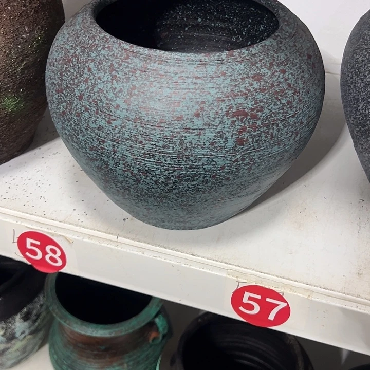 粗陶盆默认打孔高18口14