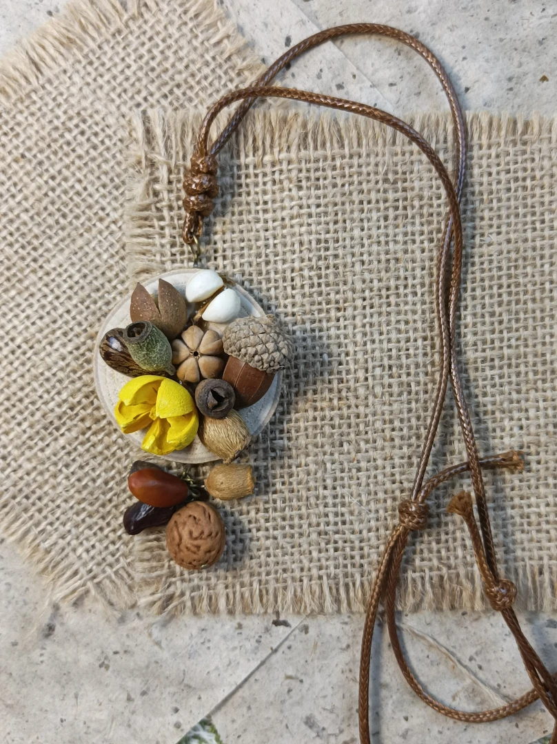 非金属木质项链 青囊听风纯手工制作项链