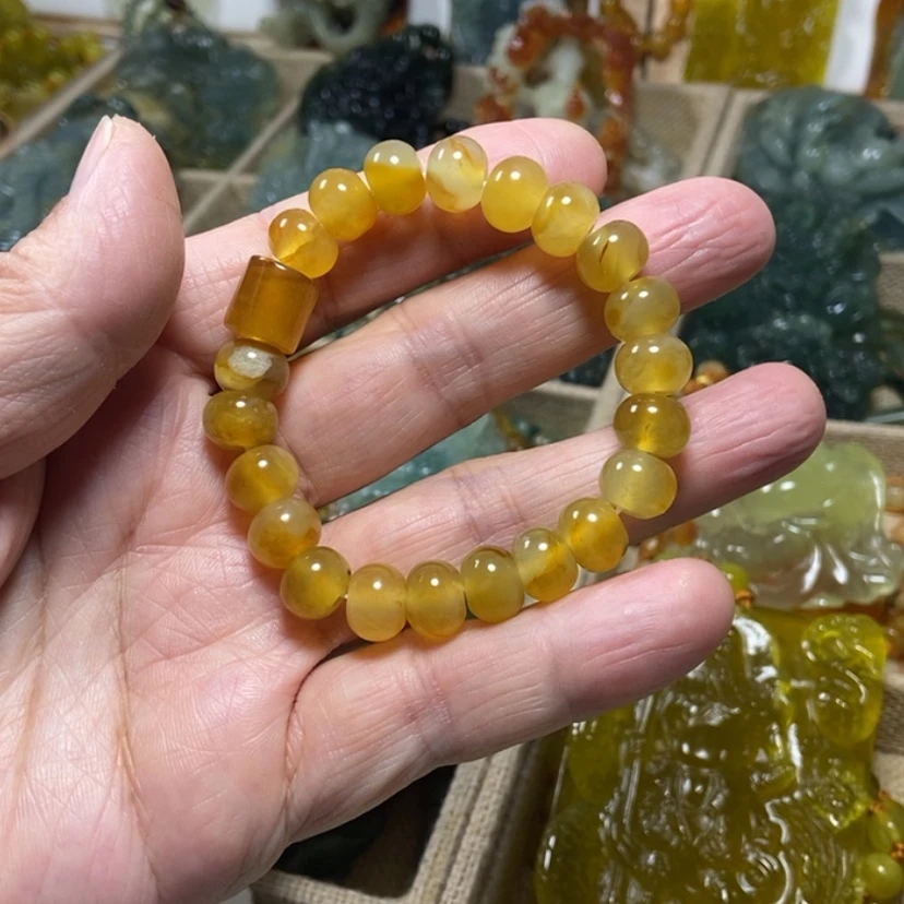 【闪购商品】未镶嵌蛇纹石玉颈饰手链