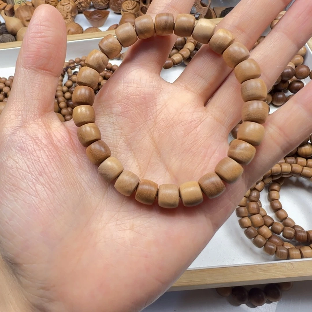 檀香木直切珠老山檀