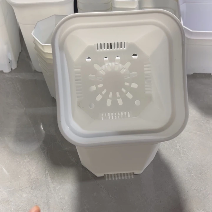 加厚白方口12高11一组5个