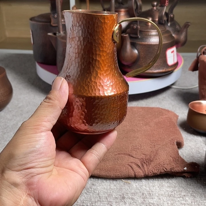 紫铜350毫升分茶器分酒器煮水煮茶壶