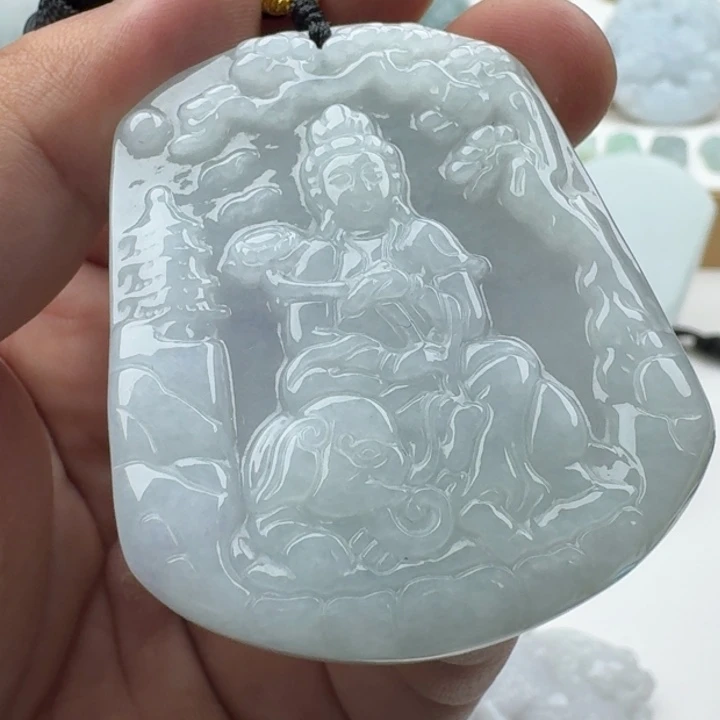 翡翠未镶嵌颈饰天然缅甸A货翡翠